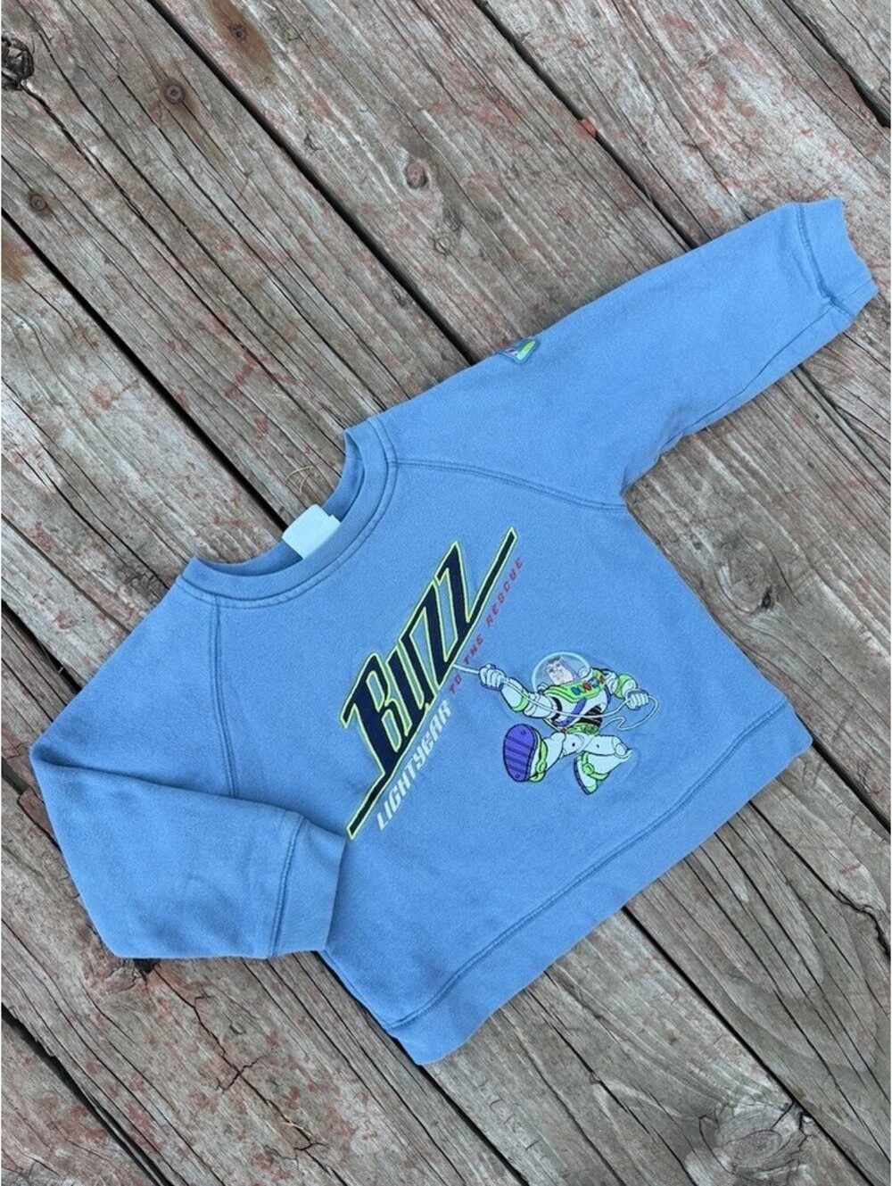 Vintage Y2K Toy Story Buzz Lightyear Toddler Crewneck Size 4/5